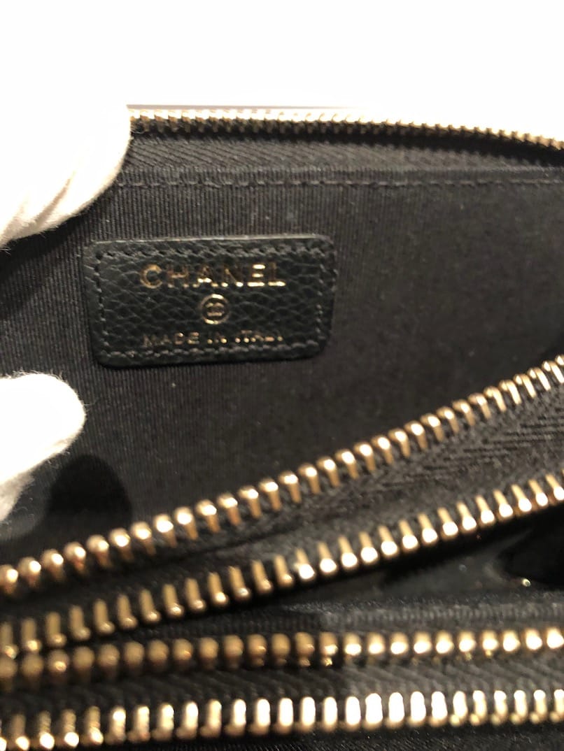 CHANEL, Bags, Chanel Double Zip Wallet On Chain