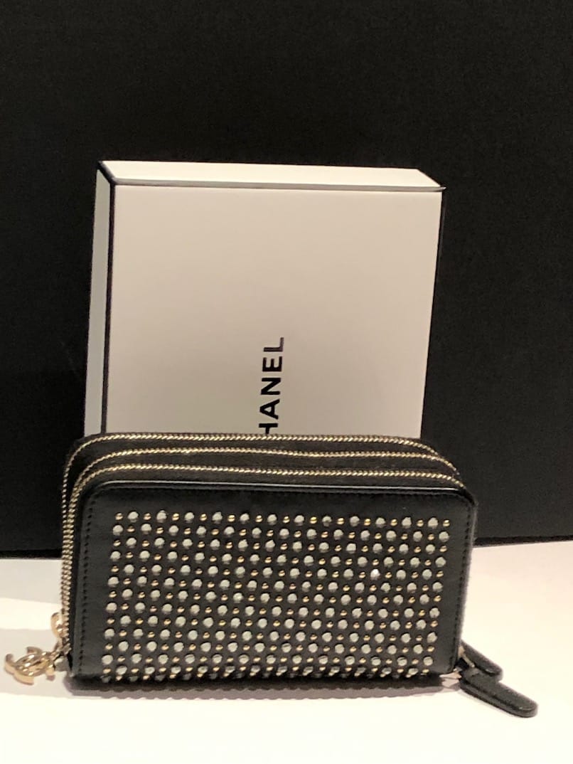 Stamped Black Vintage Chanel Pearl Heart Button 🤍 1PC Designer Pendant  Charm