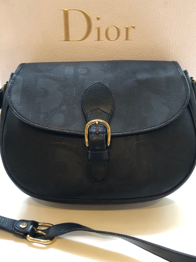 Christian Dior cannage quilted shoulder bag second hand Lysis