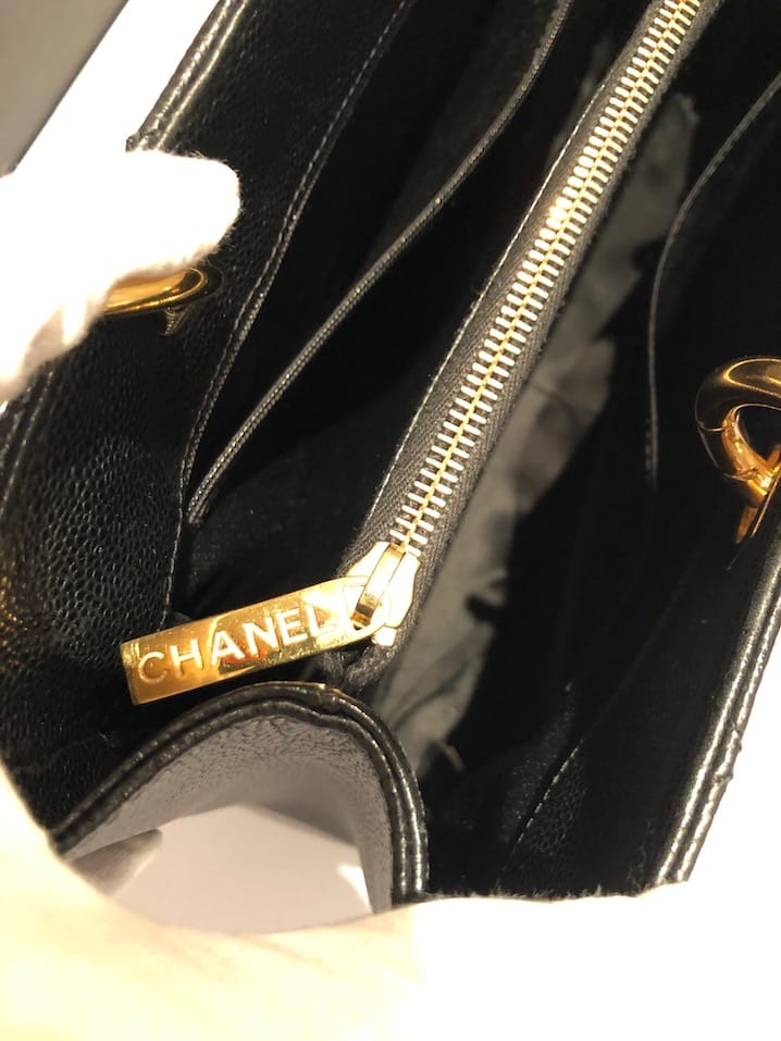 black chain chanel bag vintage
