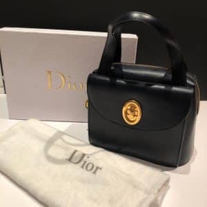 Christian Dior Vintage bag Dark red Leather ref47708  Joli Closet