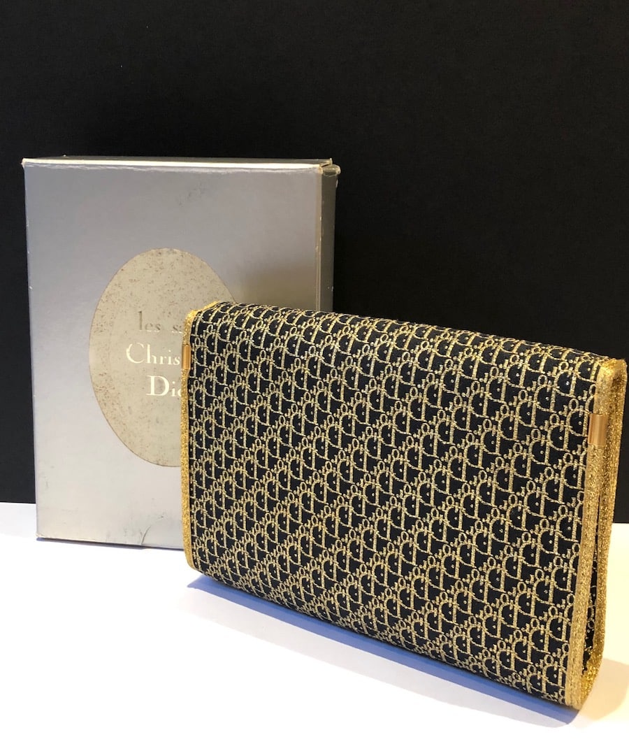 Christian Dior Gold Vintage Clutches