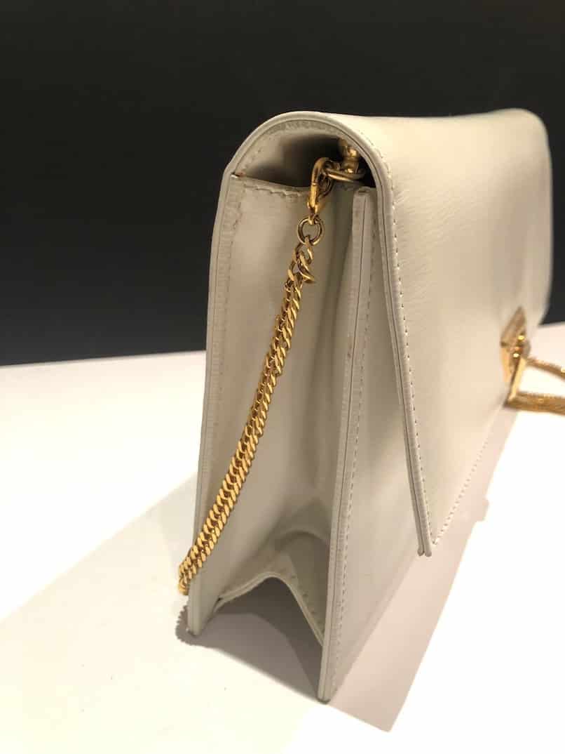 Vintage Dior Gold Logo Chain Saddle Bag – Treasures of NYC