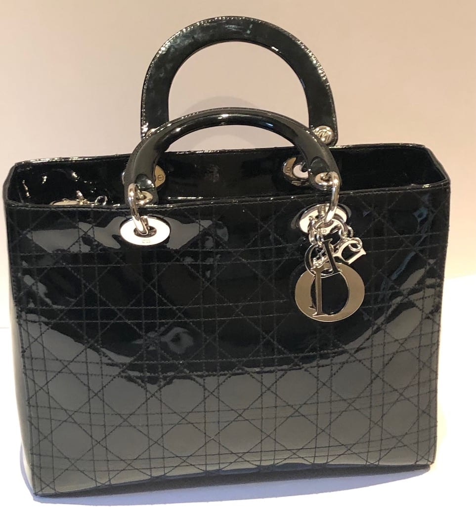 Lady Dior Patent Beige Handbag  Match  Style