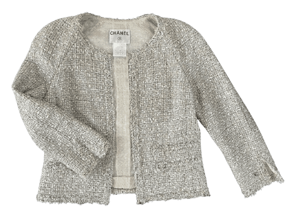 tweed chanel coat 38