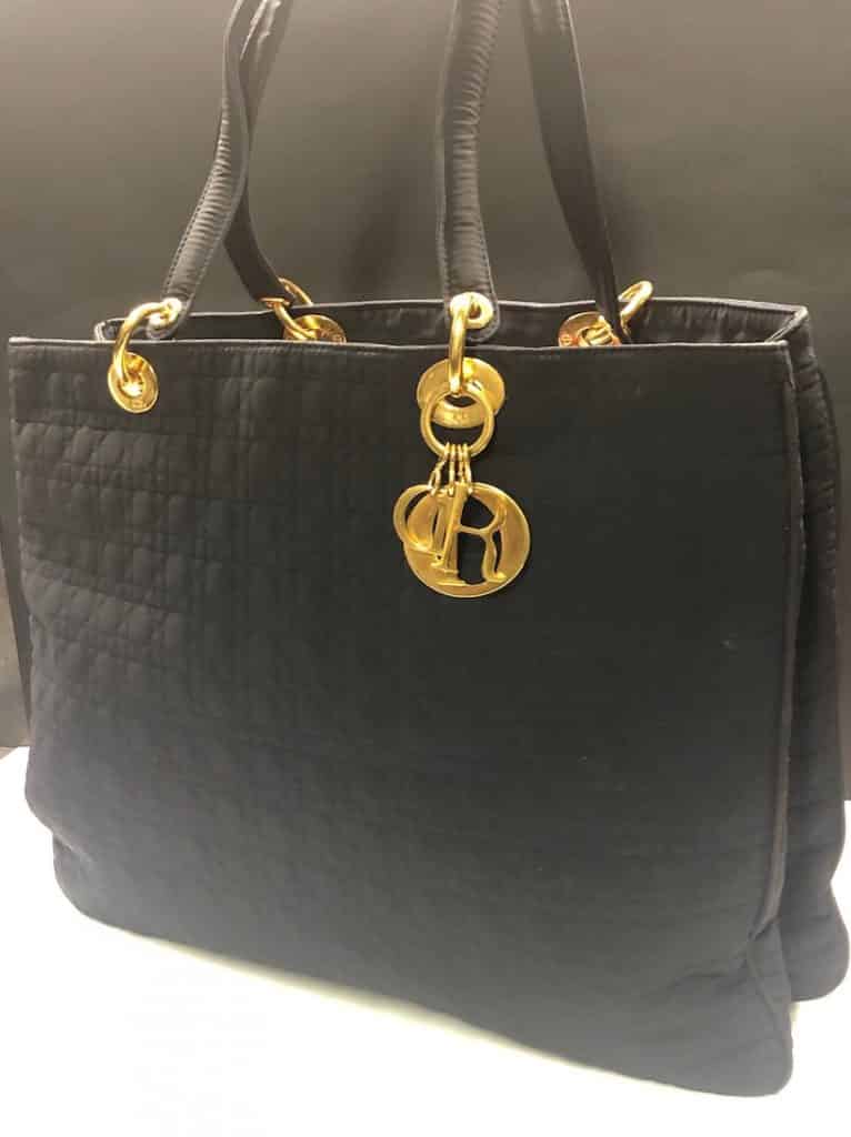 Saddle vintage leather handbag Dior Burgundy in Leather  17886437
