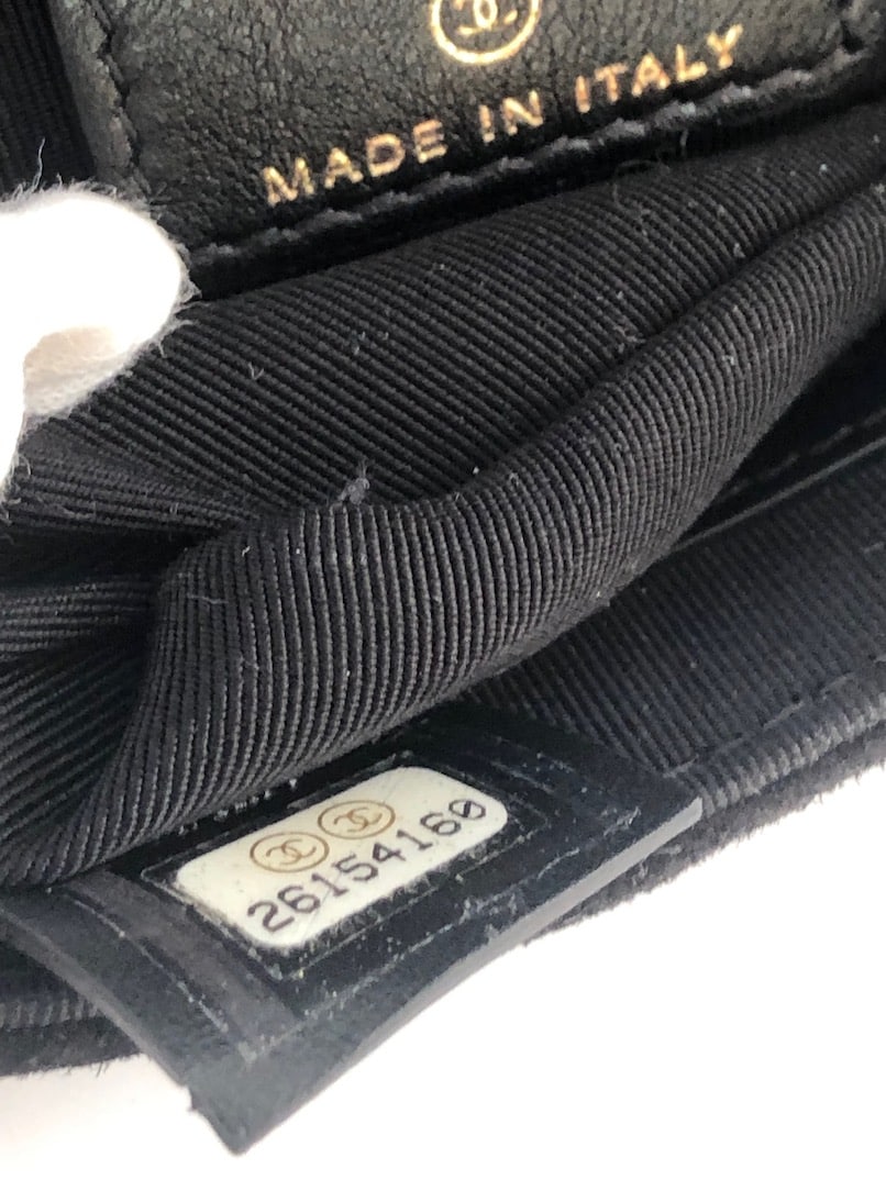 CHANEL Black CC Logo Envelope Mini Shoulder Chain Bag & Belt 2018