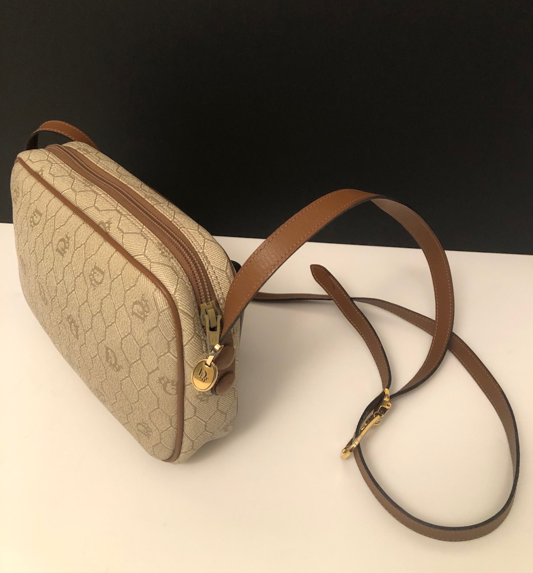 Dior Tan Iguana Embossed Leather Vintage Crossbody Bag Dior  TLC
