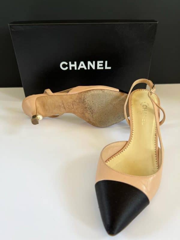 Chanel slingback shoes