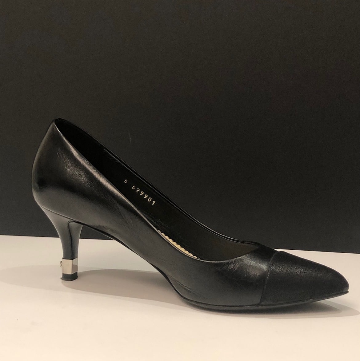 Louis Feraud - Authenticated Heel - Patent Leather Black Plain For Woman, Never Worn, with Tag