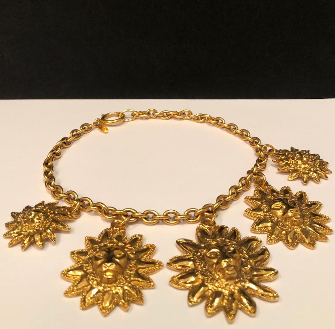 Chanel Gold Tone Heavy Charm Bracelet from 1980's (SOLD) - The