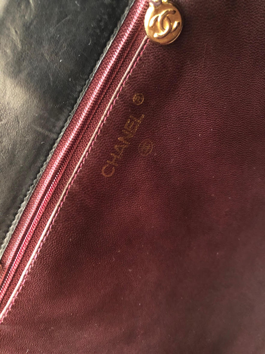 Chanel Black 2018 leather round gold hardware shoulder bag ref