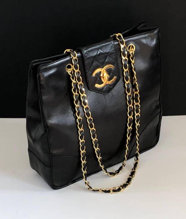 Chanel Black vintage Tote Bag