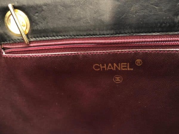 Chanel vintage black tote bag