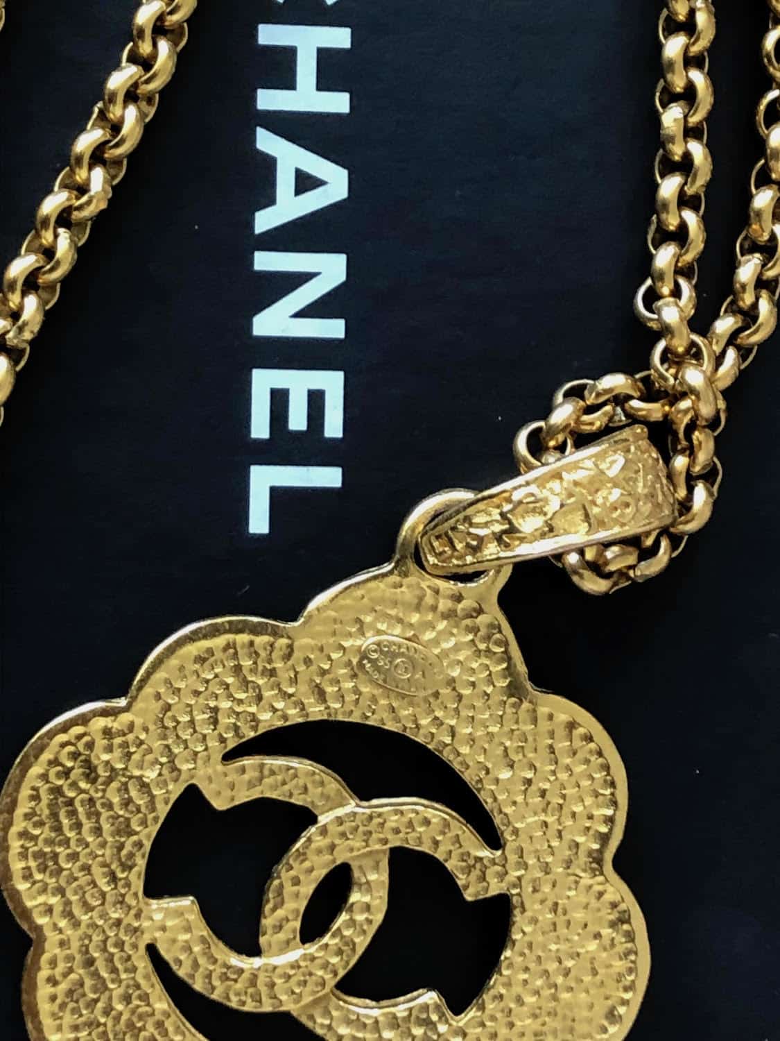 Chanel Pre-owned 1995 Clover-Pendant Chain Necklace
