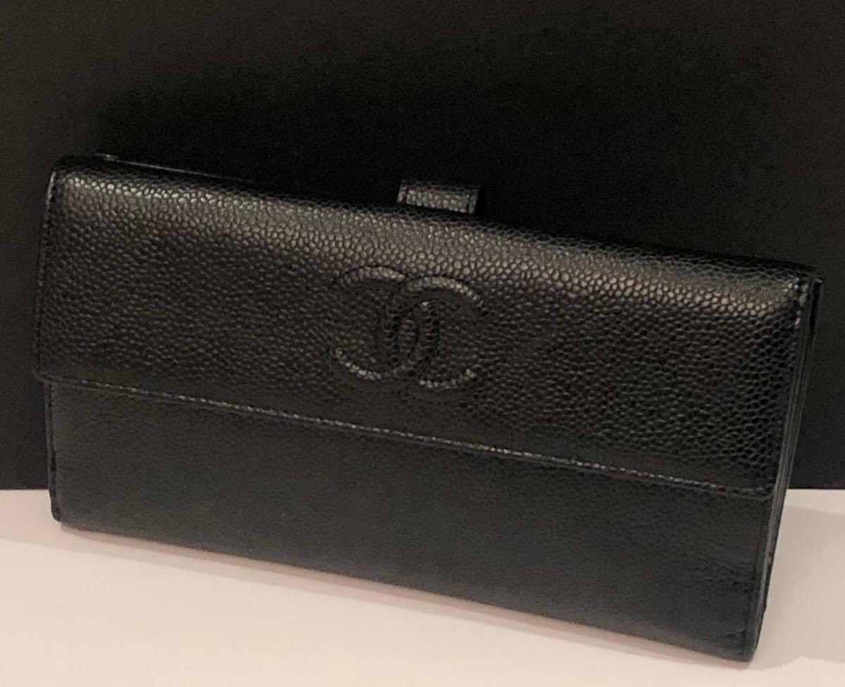 Ví Chanel Classic Flap Wallet màu đen caviar ghw best quality