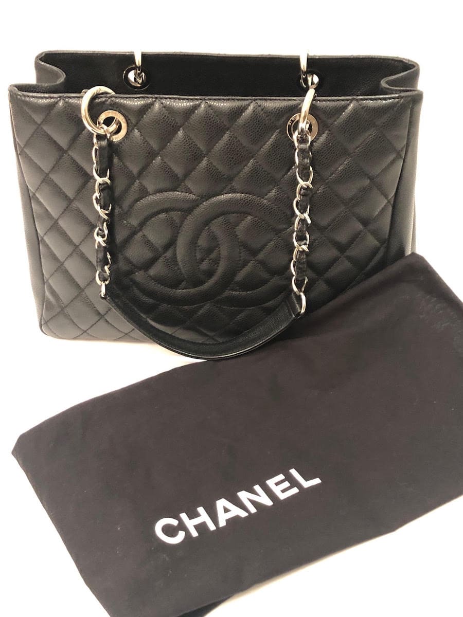 CHANEL  Bags  Chanel Caviar Gst Tote Shopping Bag Black  Poshmark