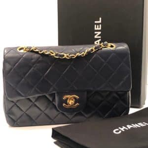 Chanel timeless classic vintage 1980's double flap