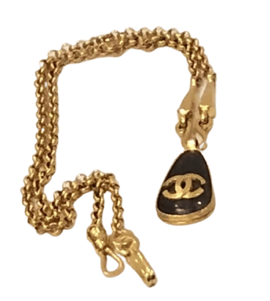 Chanel Pre-owned CC Logo Pendant Necklace - Metallic