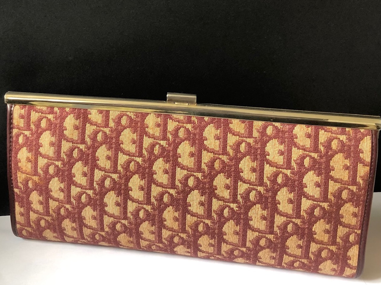 CHRISTIAN DIOR Vintage Oblique Envelope Pochette Bag - A Retro Tale