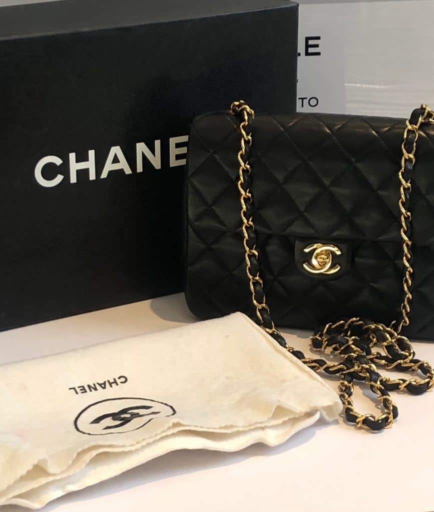 CHANEL Vintage Timeless Classic Flap Mini Square Chain
