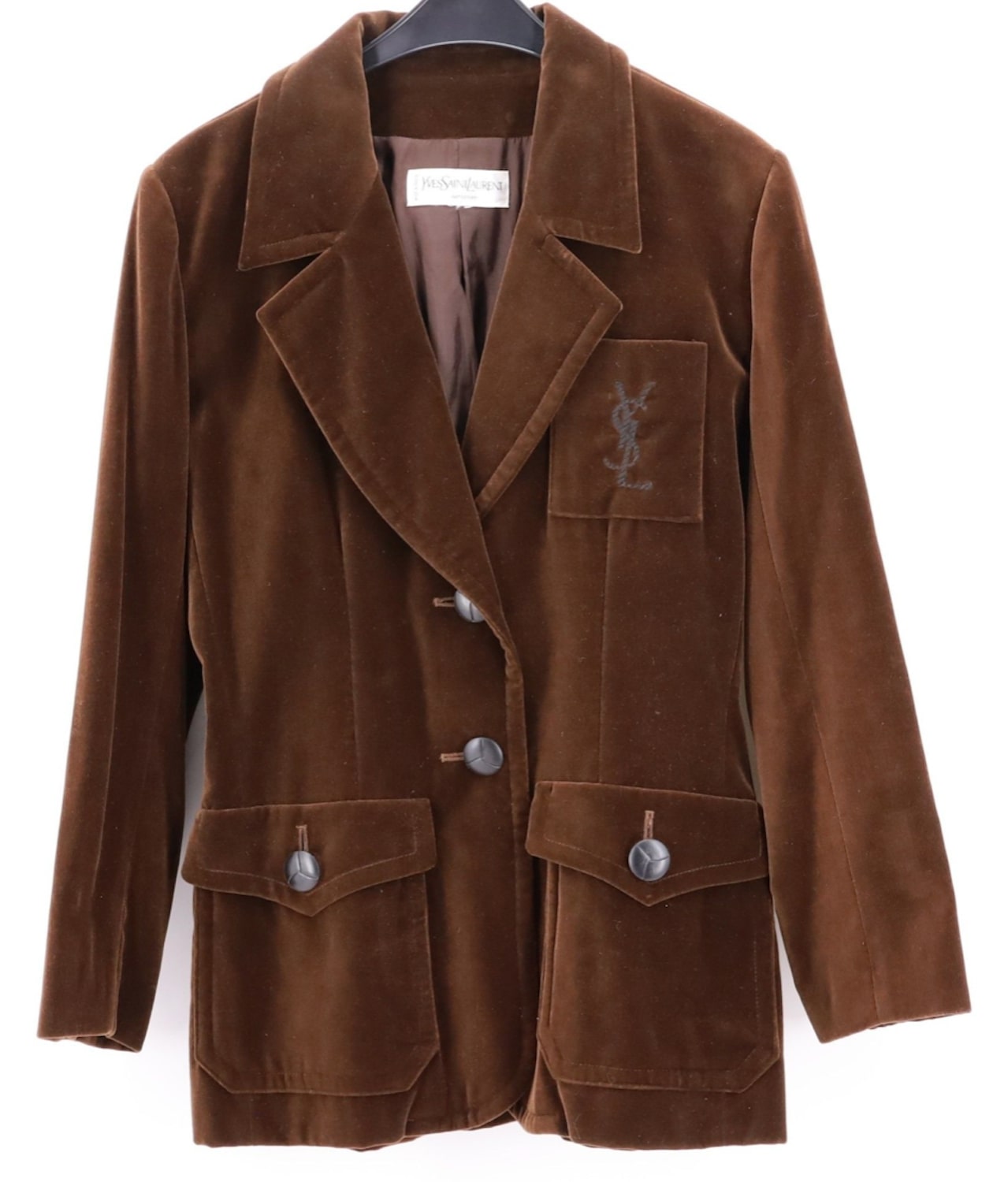 Pre-owned Louis Vuitton Velvet Jacket In Brown