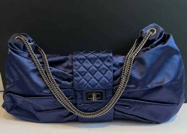 chanel large quilted 2.55 shoulder bag bow butterfly c.2008 2009