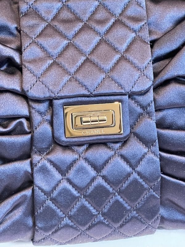 chanel large quilted 2.55 shoulder bag bow butterfly c.2008 2009
