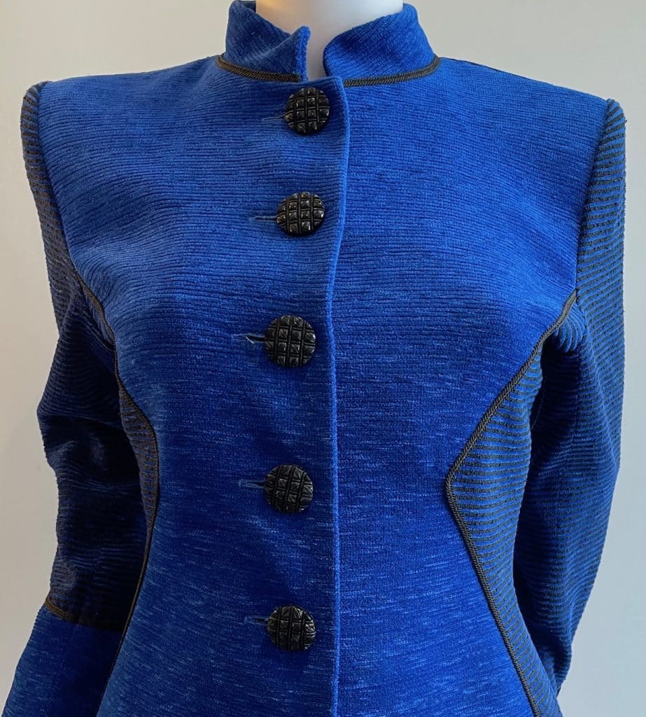 【Yves Saint Laurent】1990s Blue Jacket s-l400.jpg