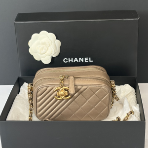 chanel bronze quilted lambskin small coco boy camera case shoulder bag 2014