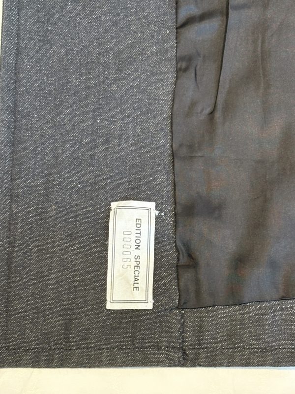yves saint laurent vintage summer 1993 grey charcoal gold hearts jacket special edition