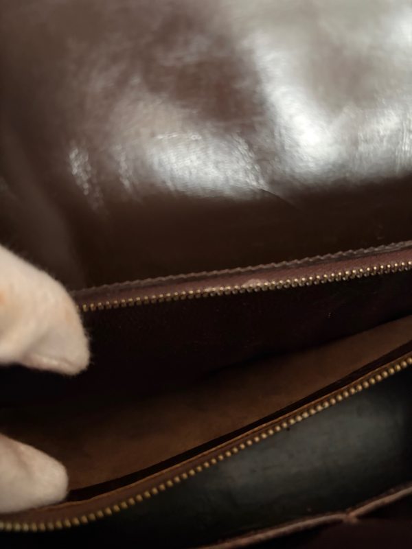 hermÈs 1951 iconic kelly 32 box leather retourné choc brown vintage ghw 24k