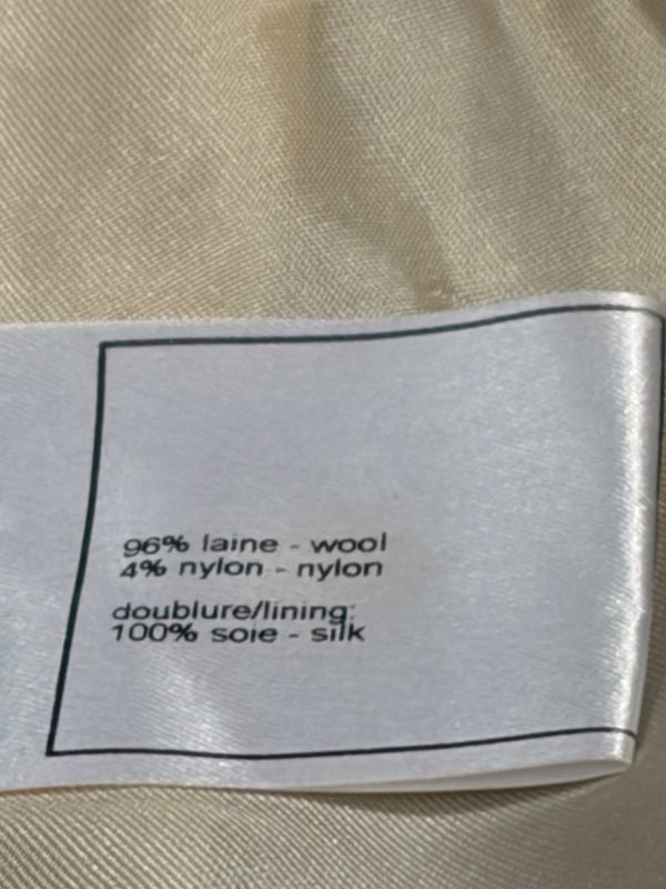 chanel by karl lagerfeld vintage tweed checked jacket fall 1998