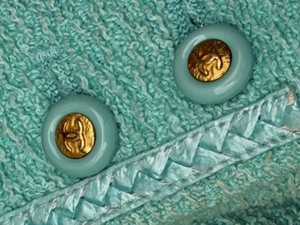 chanel vintage runway documented boucle suit