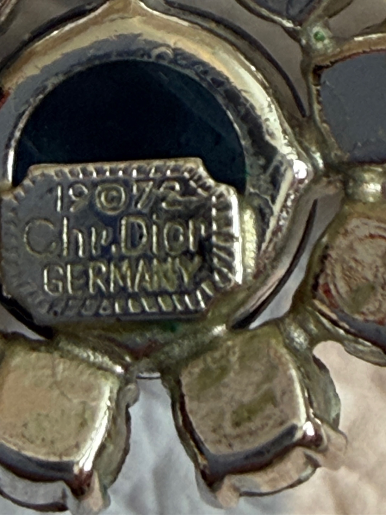 christian dior by marc bohan vintage blue crystals diamanté necklace bracelet set 1972