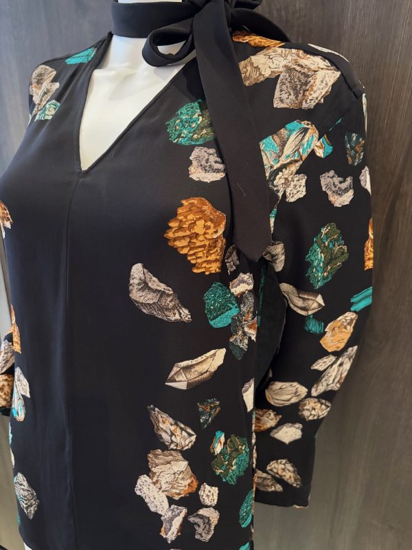 hermÈs bow tie blouse shirt mineraux mineral by hugo grygkar fall/winter 2013/2014