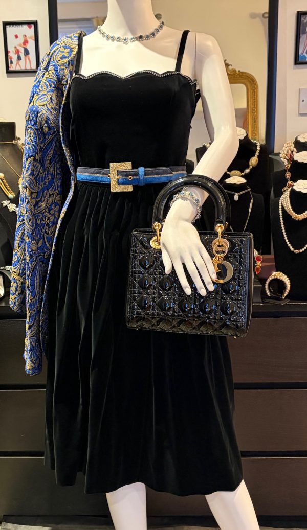 yves saint laurent vintage blue gold brocade paisley gripoix jewel buttons blazer jacket 1994