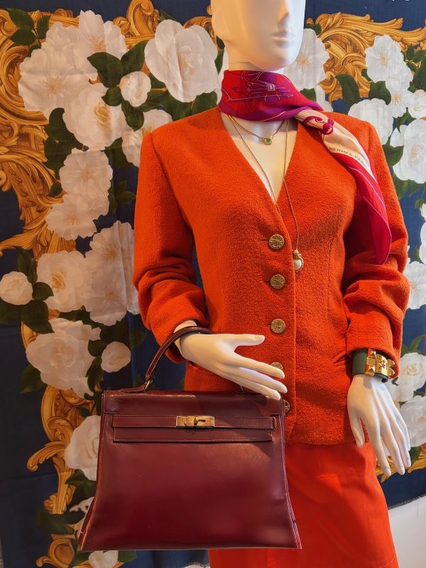 guy laroche vintage bouclé wool jewel buttons jacket c.1990s