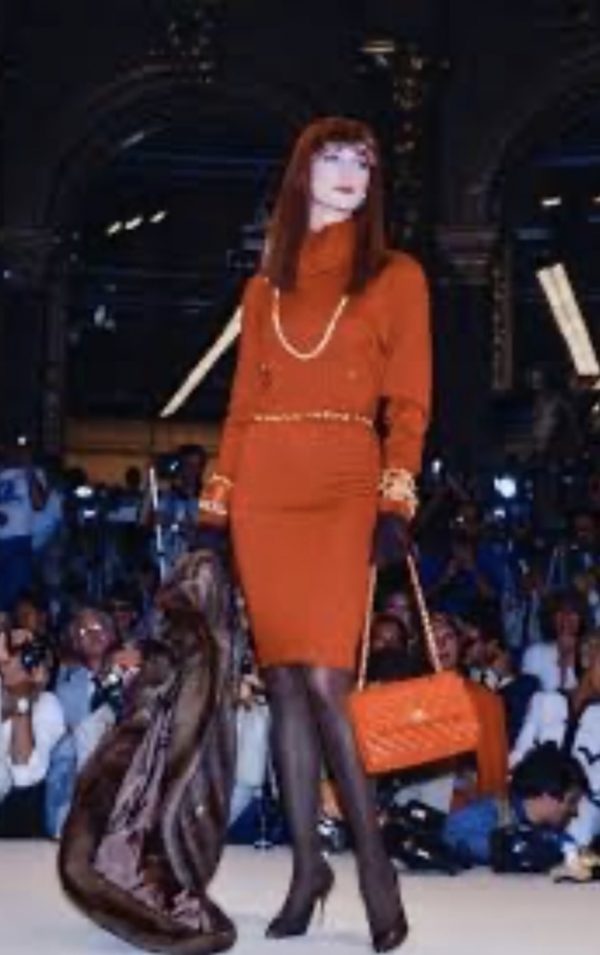 chanel 1984 vintage archival iconic red 2.55 timeless double flap 24k ghw w/box