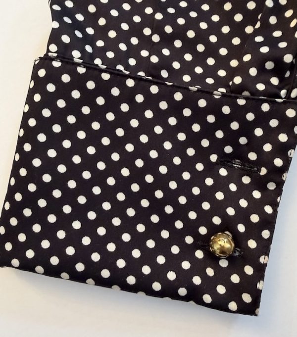 chanel vintage cc logo round disk gold and black cufflinks unisex 1994