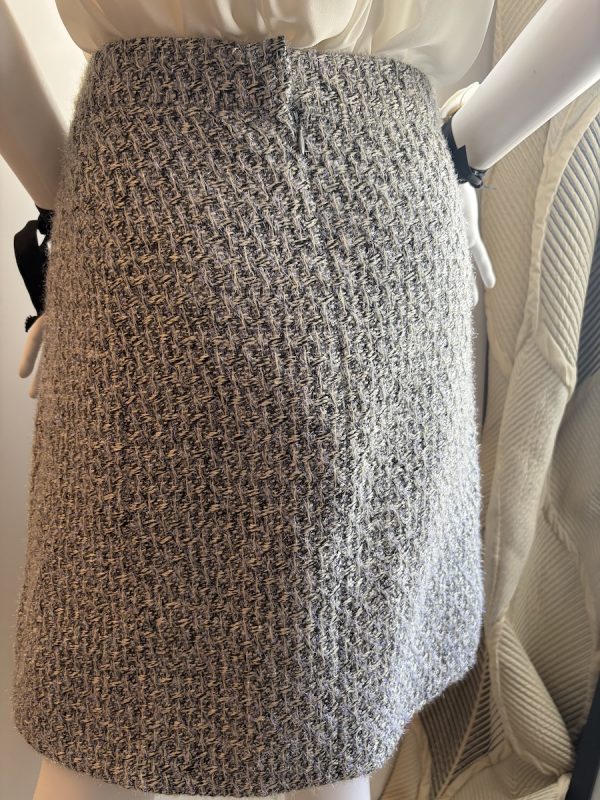 chanel 14a runway supermarket fantasy tweed skirt metallic multi 2014