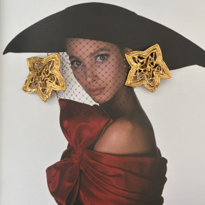 1980s yves saint laurent ysl vintage star clip on earrings